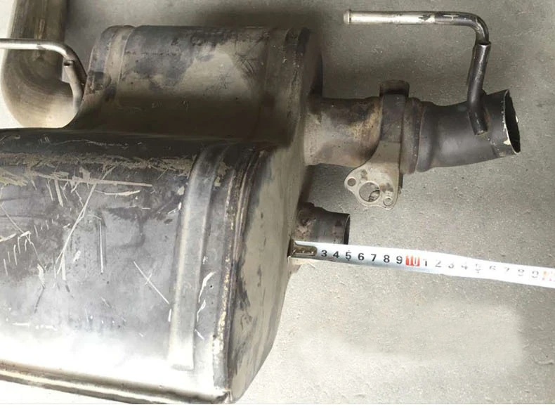 Delicate Muffler Exhaust Pipe System And Tips For Maserati V6 Change To V8 With Valves