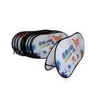 N003A Folding Digital Outdoor A Frame Custom Promotion Pop Up Banner Printing Custom Flag Banner Advertising
