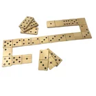 Wooden Dominoes Domino Wooden GARDEN GAME 28PCS WOODEN TOYS DOUBLE SIX DOMINOES PLASTIC DOMINO