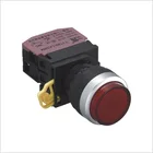 Flat head self recovery button / self-locking with / without LED light plastic push button switch