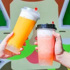 Cup Cups Disposable Disposable Hot And Cold Drink Cup 23oz Pp Plastic Cup 90mm Injection Cup Transparent Design