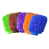 Car Chenille Carton Cleaning Gloves 2 In 1 Chenille Microfiber Car Wash Mitt
