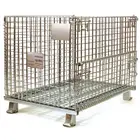 Collapsible Wire Container Type Metal Storage Cage