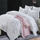 Elegant Art Pattern Reactive Printing Satin Four-piece Kit Bedding Set 100%Cotton