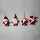 Latest Design Custom Fashion Handmade Christmas Ornament Dolls Snowman/angel/elf Decoration