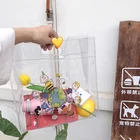 Classy jelly pvc bag cute Waterproof Clear Tote bag Beach Bag with custom printing