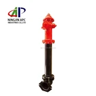 Logo Customization Fire Pillar Type Hydrant Wholesale FM Approved Mechanical Connection Dry Pillar Fire Hydrant