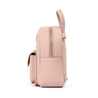 School 2019 New Arrival Fashion Colorful Multi-function Mini Women Backpack Design Contrast Color PU School Backpack