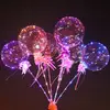 Custom Wholesale Inflatable Helium Balloon Holiday Gift Room Decoration Photo Accessories Lighting Balloon With Handle