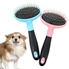 Wholesale anti static slicker hair remove cleaning pet shedding grooming brush comb