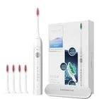 New Intelligent Custom Name Sonic Electric White Rechargeable Toothbrush