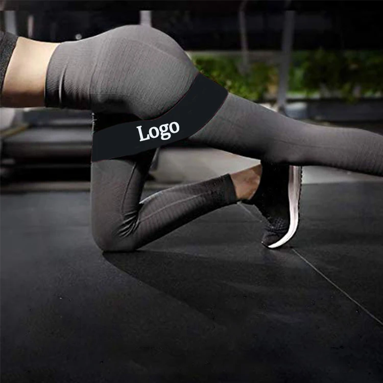 2020 High Quality Workout Sports Yoga Fitness Gym Exercise Nylon Fabric Resistance Band