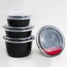 Box Bento Box Round Health Food Grade Plastic Microwavable Disposable Food Containers American Takeaway Boxes