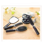 1 Set (4Pcs/Set) Comb Hairbrush Professional Hair Salon Comb Mirror Barber Brushes Anti-Static Care Styling Comb
