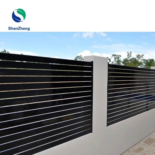 Aluminum Fence with spearhead for garden using sharped top fence