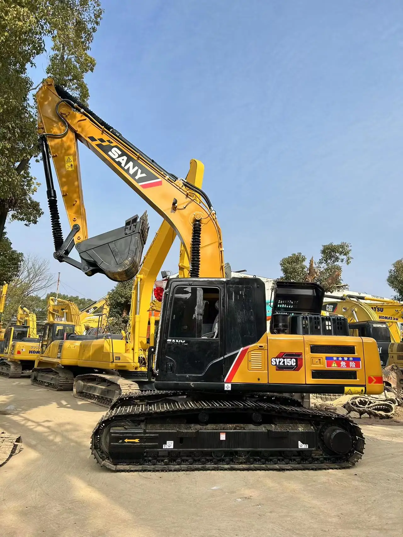 21ton Used Excavator Sany Sy215c Pro Chinese Working Condition Crawler