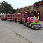 Train Amusement Train Amusement Rides FRP Material Trackless Train Sightseeing Train Playground Equipment
