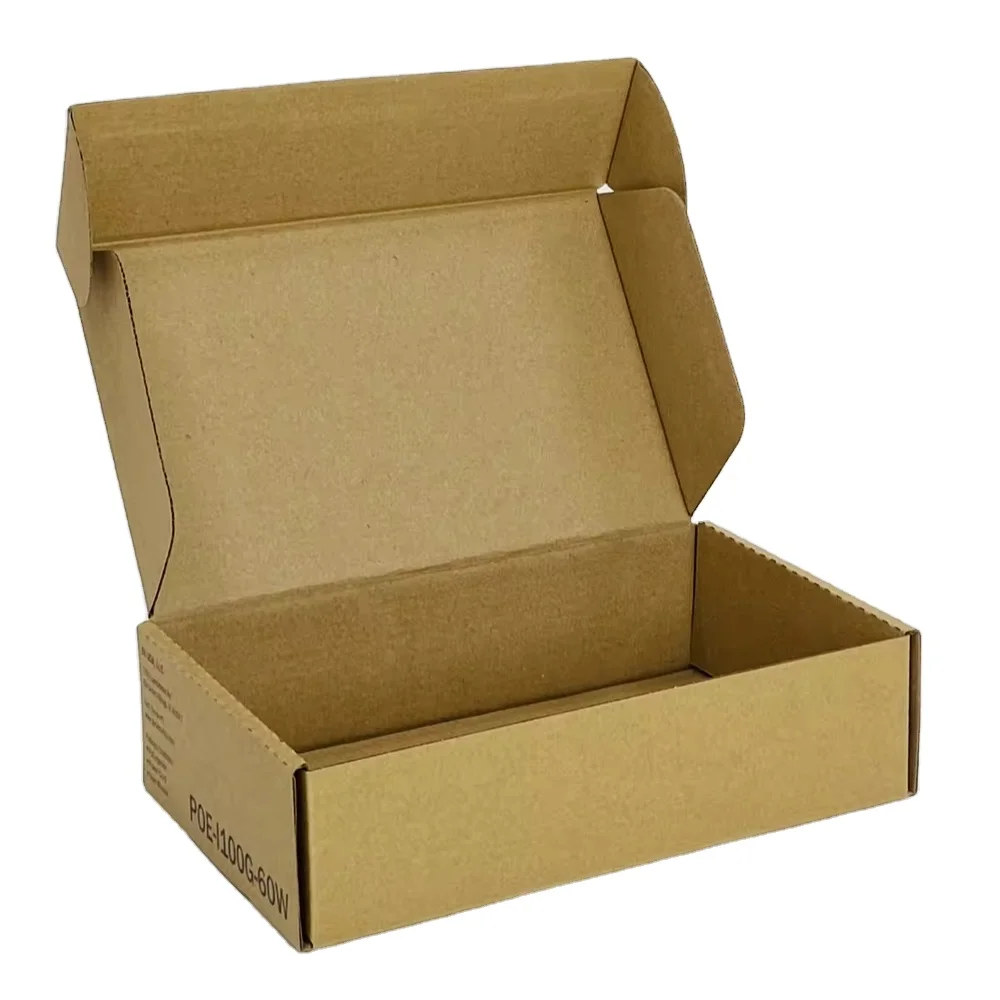 Customize Kraft Paper Mailer Box Packaging Printing Clothes Apparel