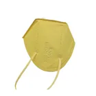 China Factory Supplier Yellow Colorful Disposable KN95 Face Mask