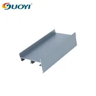 High quality extruded powder coated manufacturer aluminium door and window profile section for sliding window