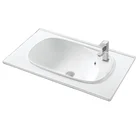 Basin High Quality Best Price Ceramic Oval Shape Smoothly Glaze Cabinet Wash Basin