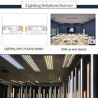 商業 etl dlc 承認緊急バッテリバックアップ屋内ルーバー凹型 led グリルライト 60x60