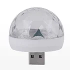パーティーの装飾ポータブル rgb ディスコライトステージ led led 照明ミニ Usb マジックボール dj ディスコ led ライト