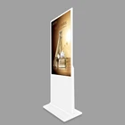 43 49 55 inch touch screen floor stand lcd advertising tv stand display all in one pc