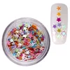 wholesale star shape polyester glitter Beauty 12 Grids/Sets Nail Glitter Sequin