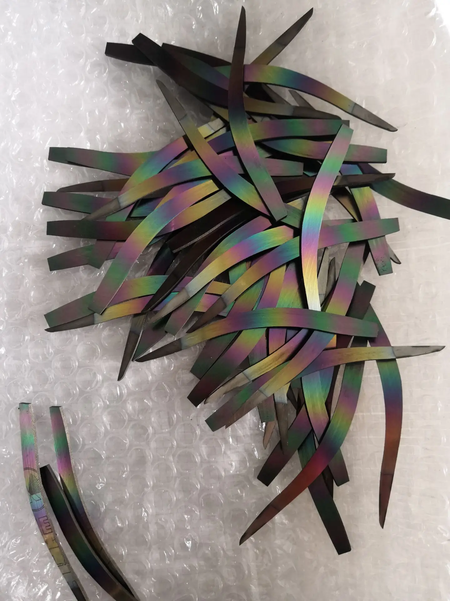 Karnasch Rainbow Color M42 Hss Tari Saw Blade Already Cut To A Blade For Cockfighting Buy