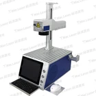 Portable small 20W 30W fiber laser marking machine for LOGO metal plastic