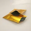Three side sealed heat sealing gold foil laminated tea packing vacuum pp bags