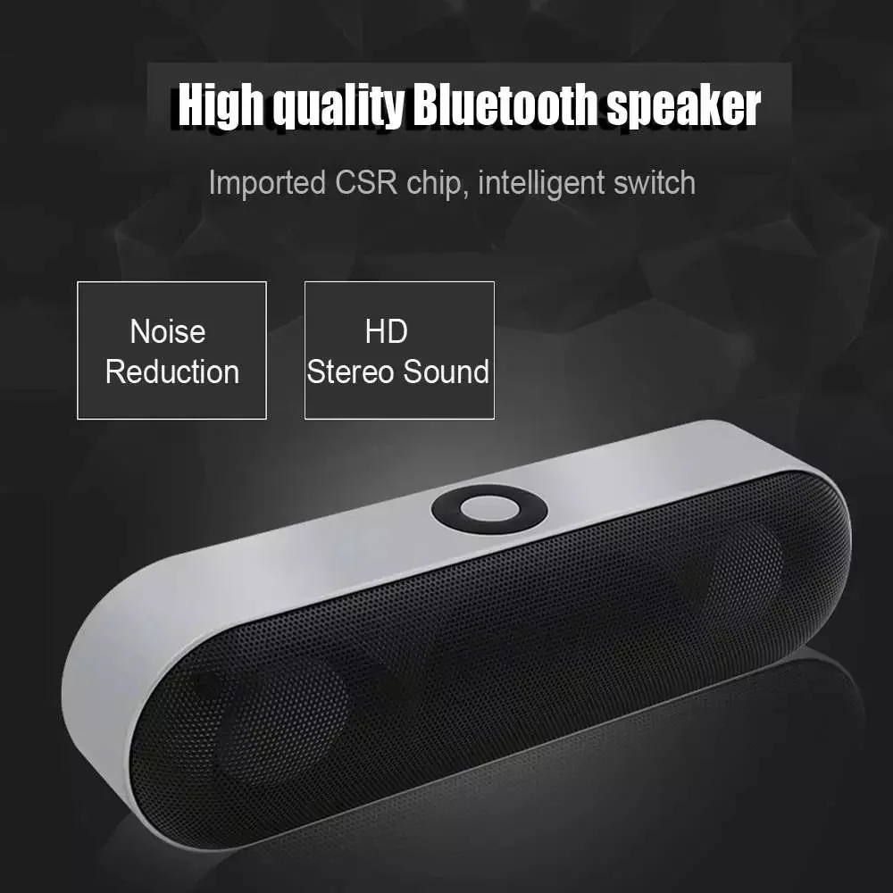 Subwoofer Wireless BT Speaker Outdoor Card Car Mini Pill Double Speaker Small Sound - ANKUX.COM
