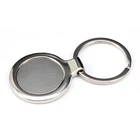 QUAFF high quality and popular sublimation blank metal keychain for unique gift