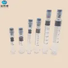 disposable prefilled luer lock glass dab syringes with metal plunger