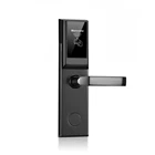 Steel Intelligent Security Stainless Hotel Door Lock With 200PCS Card Capacity