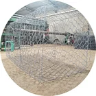 PVC Coated Hexagonal Wire Mesh Gabion Mesh Cages Stone Cage Wall