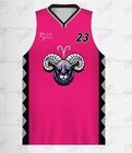 Custom sublimated summer running sports basketball vest 100% polyester latest mesh basketball jersey design