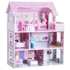 Kids Wooden Toys Miniature Dollhouse Diy Mini Doll House With Furniture