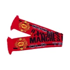 100% Acrylic Knitted Jacquard Knitting Pattern Sports Football Scarf for Men