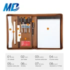 leather file folder pad folio writing pad business presentation folder portfolio