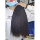 Weave Factory Direct Wigs Suitable Dying All Colors Weave Hair Virgin Hair Lace Front Wig Kinky Straight