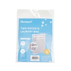 Home Bag Wash Mesh Bag Polyester Net Mesh Wash Bag Custom Mesh Laundry Bag Double Pocket Mesh Wash Bag