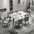 Free Sample Modern Home Furniture Dining Room Sets Modern Marble Dining Table Set