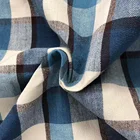 Colorful checks polyester printed fabric yarn dyed fabric for home Textile