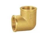 Forged 90 degree Female Brass Elbow 1/2"