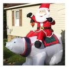 Wholesale Oxford Cloth Inflatable Christmas Cartoon Polar Bear