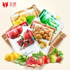 AIQI korean whitening skin care fruit sheet face mask sheet