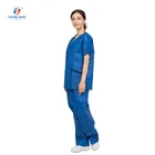 Uniform Low Price Hospital Uniform Disposable Scrub Suits Work Surgical Gowns