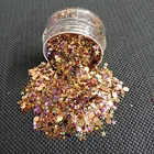 Supply different colors glitter nail gel eye makeup glitter with LOW MOQ